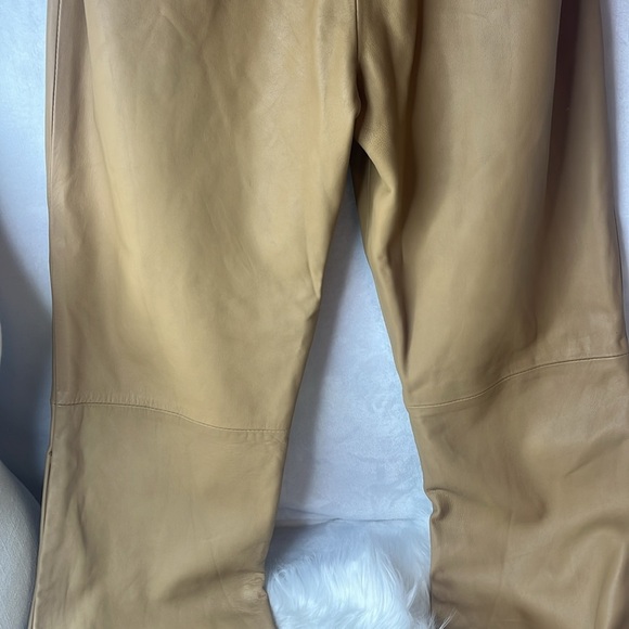 ST. JOHN COUTURE by Marie Gray 100% LEATHER COUTURE PANTS - Picture 4 of 16